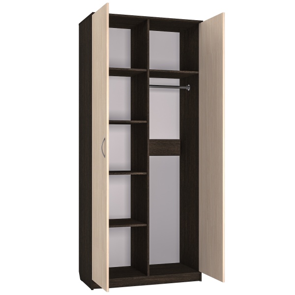 Шкаф 2-х ств. "Белла" (959*483*2203)  Шкаф 2-х ств. "Белла" (959*483*2203)