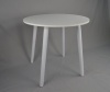 Стол "ЛОФТ" 800*800 МДФ белый/ножки белые круглый Стол "ЛОФТ" 800*800 МДФ белый/ножки белые круглый