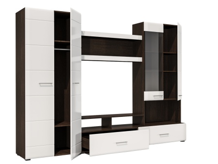 "Ненси" шкаф двустворчатый (800*465*2002)  "Ненси" шкаф двустворчатый (800*465*2002)