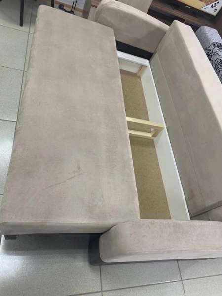 "Виолетта" БД НПБ/ пружинный блок МS велюр (2180*960) "Виолетта" БД НПБ/ пружинный блок МS велюр (2180*960)