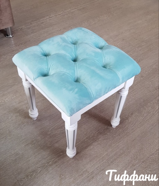 Табурет стяжка с царгой на ажурных ногах (ФИОЛЕТ) (ИП Салеева)