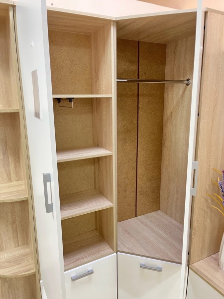 "Ника" прихожая шкаф угловой 704х704х2032 "Ника" прихожая шкаф угловой 704х704х2032