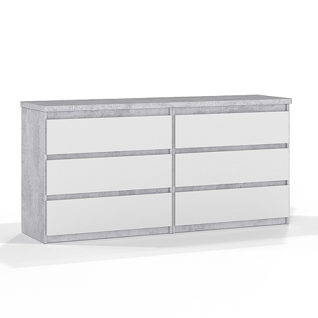 "Асти" комод 6 ящиков (1600*435*781)  "Асти" комод 6 ящиков (1600*435*781)