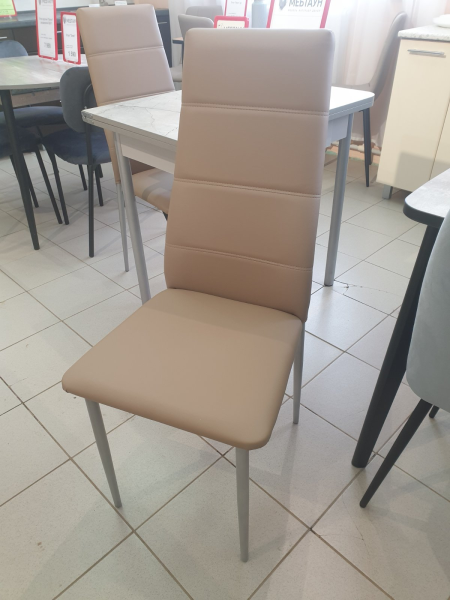 Стул "ВОЛНА ЛЮКС" металлик/кож.зам AERO  МФ "Форпост" г. Пермь