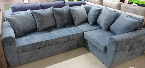 "Амели" Угловой диван пружина змейка/ велюр OWN  (2600*1850) "Амели" Угловой диван пружина змейка/ велюр OWN  (2600*1850)