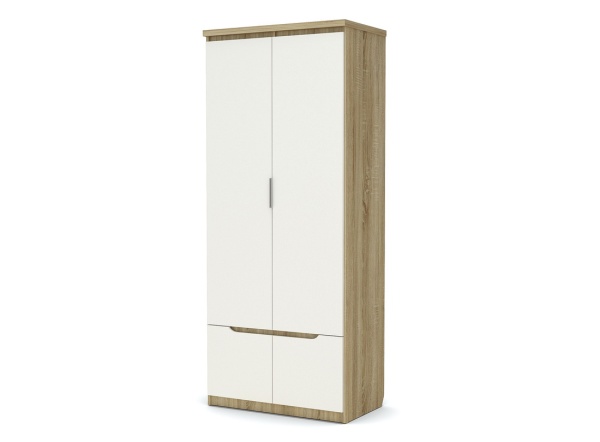 "Асти" шкаф 2-х створчатый (928*439*2103) "Асти" шкаф 2-х створчатый (928*439*2103)