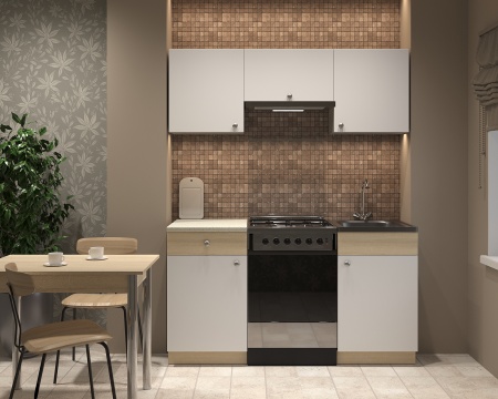 Кухня "Ника" 1,5 м. ЛДСП Кухня "Ника" 1,5 м. ЛДСП