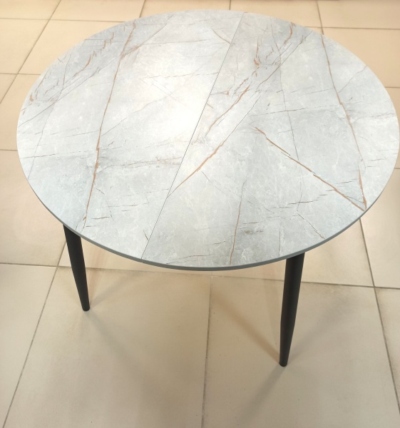 Стол круглый "Орион" раздвижной ЛДСП ( цвет в ассортименте)/ноги металл черный (950мм) Стол круглый "Орион" раздвижной ЛДСП ( цвет в ассортименте)/ноги металл черный (950мм)