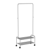 Вешалка гардеробная "Валенсия 22М" с двумя полками, на колесах. Вешалка гардеробная "Валенсия 22М" с двумя полками, на колесах.